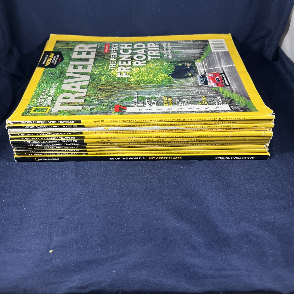 Nat Geo Traveler 10 Issues 2015-2017 + 50 Last Great Places Inspired Photography